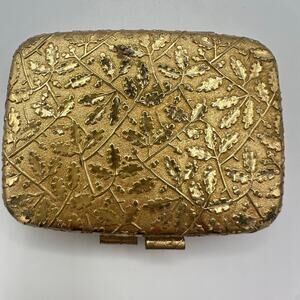 Revlon vintage Love-Pat Misty Rose gold tone mirror powder compact